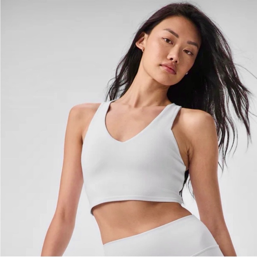 ALO Yoga Real Bra Tank - V-Neck Sports Bra